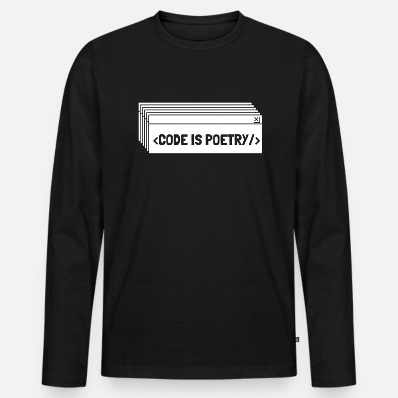 Developer Coder Programmer Men's Premium Organic Long Sleeve Shirt