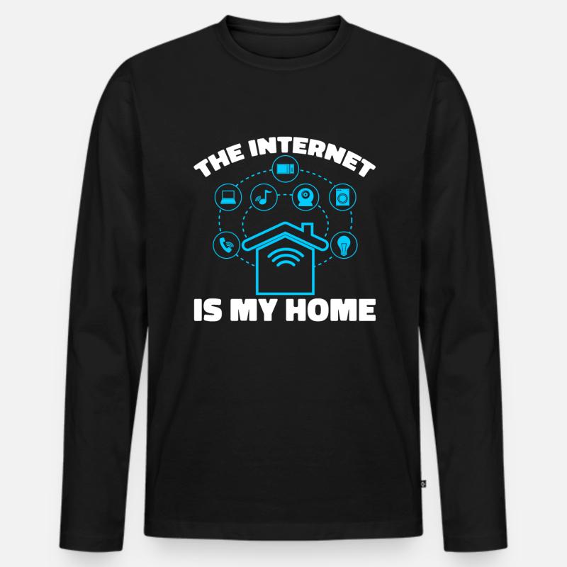 Web Developer Webdeveloper Cool - Men's Premium Organic Long Sleeve Shirt - black