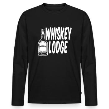 Whisky Whiskey - Männer Premium Bio Langarmshirt - Schwarz - Vorne - Nico (187cm)