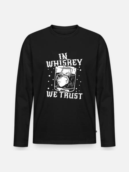 Whisky Whiskey - T-shirt manches longues Premium bio Homme - noir