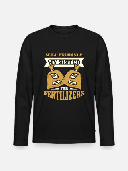 Hobby Gardener Garden Funny - Men's Premium Organic Long Sleeve Shirt - black
