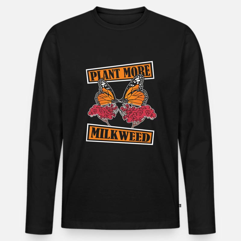 Hobbygärtner Garten Monarch - Männer Premium Bio Langarmshirt - Schwarz