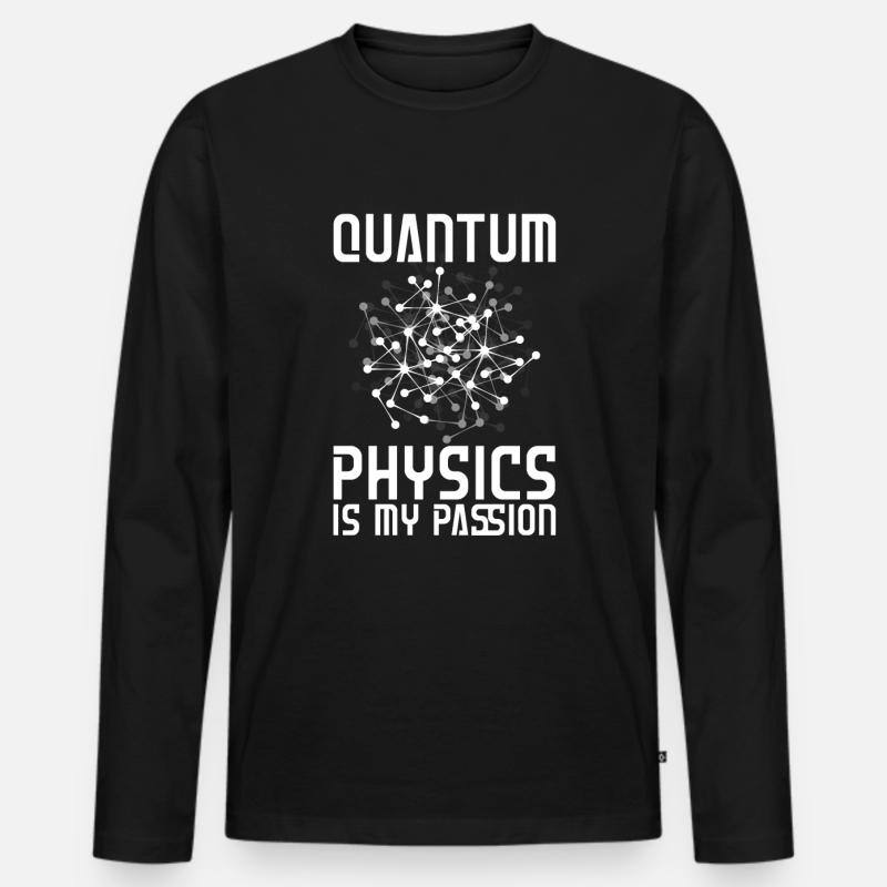 Physics Phykes Devotion Quantum Physics - Men's Premium Organic Long Sleeve Shirt - black