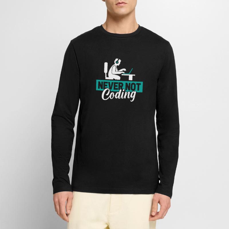 Développeur, Codeur, Programmeur T-shirt manches longues Premium bio Homme