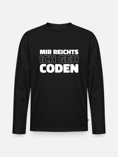 Policeman Police - Men's Premium Organic Long Sleeve Shirt - black