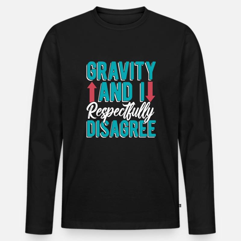 Elevator Elevator - Men's Premium Organic Long Sleeve Shirt - black