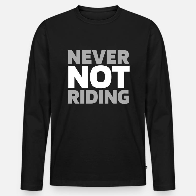 Jet Ski - Männer Premium Bio Langarmshirt - Schwarz