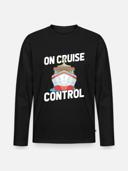 Kreuzfahrt - Männer Premium Bio Langarmshirt - Schwarz