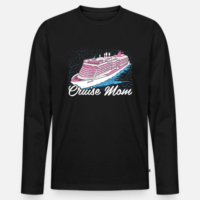 Kreuzfahrt - Männer Premium Bio Langarmshirt - Schwarz