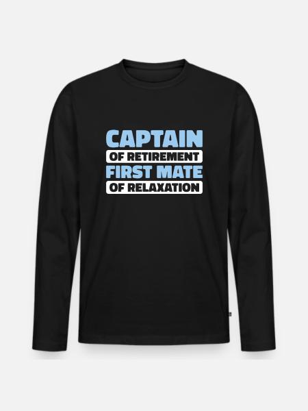 Cruise Retraite - T-shirt manches longues Premium bio Homme - noir