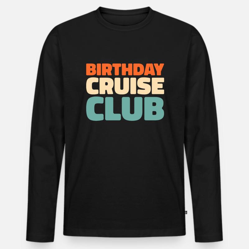 Kreuzfahrt - Männer Premium Bio Langarmshirt - Schwarz