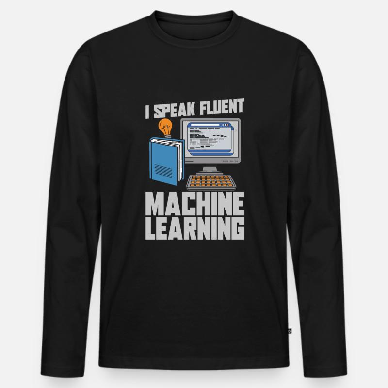Data Science Data Analyst - Männer Premium Bio Langarmshirt - Schwarz