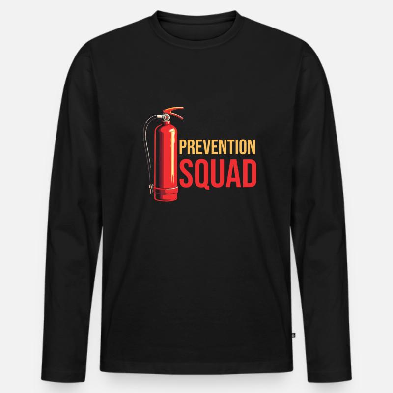 Brandschutzbeauftragter Kader - Männer Premium Bio Langarmshirt - Schwarz