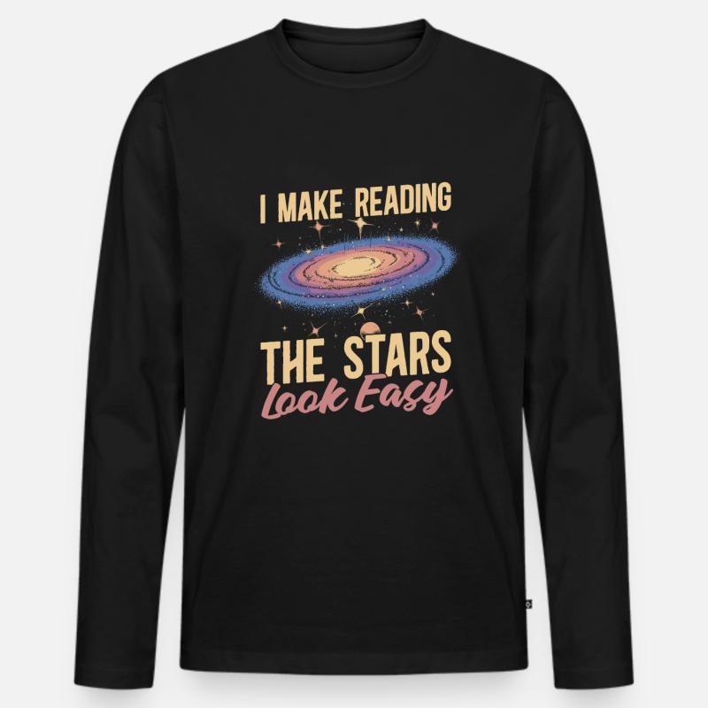 Astrologie Astrologe - Männer Premium Bio Langarmshirt - Schwarz