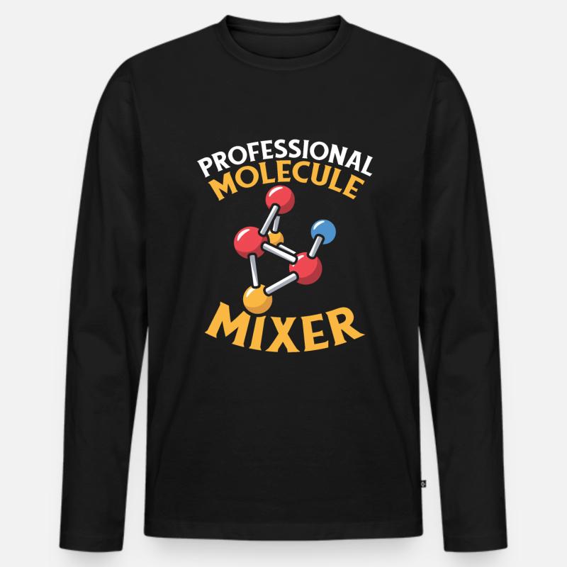 Biochemiker - Männer Premium Bio Langarmshirt - Schwarz