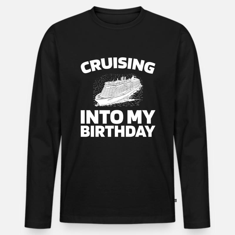 Kreuzfahrt - Männer Premium Bio Langarmshirt - Schwarz