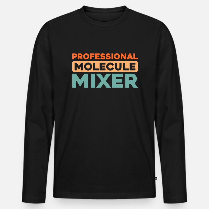 Biochemiker - Männer Premium Bio Langarmshirt - Schwarz