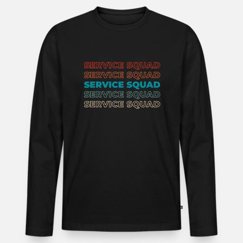 Kaplan Kader - Männer Premium Bio Langarmshirt - Schwarz