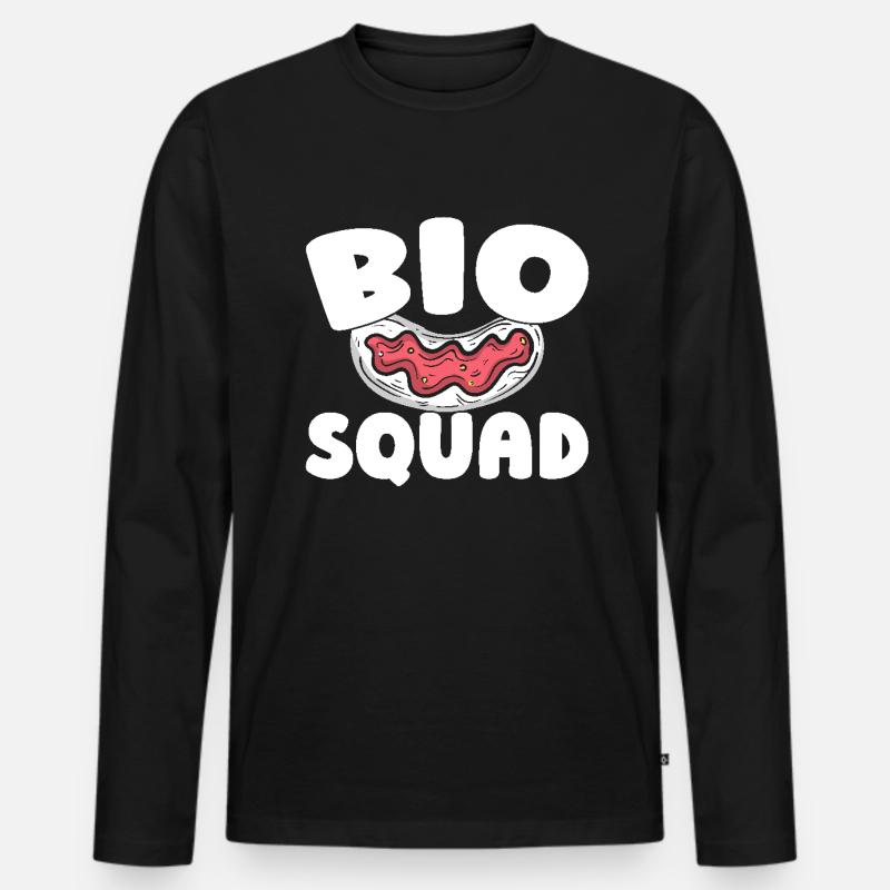 Bootsbauer Kader - Männer Premium Bio Langarmshirt - Schwarz