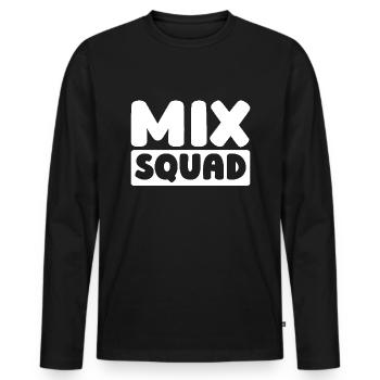 Biochemiker Kader - Männer Premium Bio Langarmshirt - Schwarz - Vorne - Nico (187cm)
