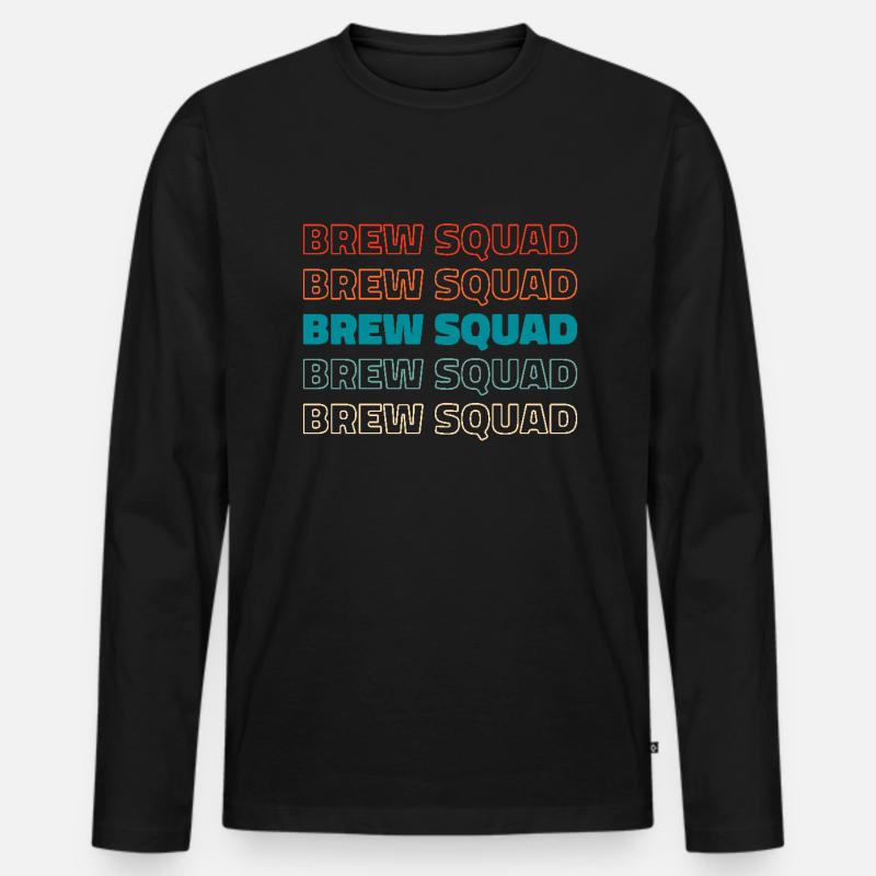 Biochemiker Kader - Männer Premium Bio Langarmshirt - Schwarz
