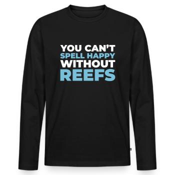 Tauchen Taucher - Männer Premium Bio Langarmshirt - Schwarz - Vorne - Nico (187cm)