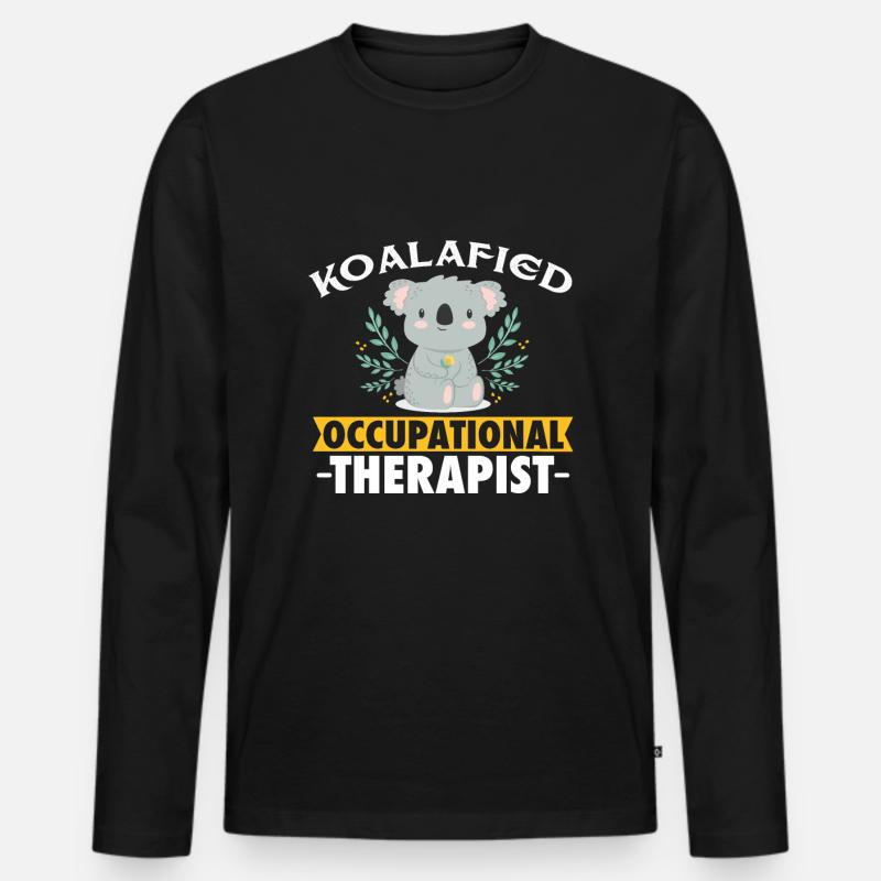 Occupational Therapist - Männer Premium Bio Langarmshirt - Schwarz