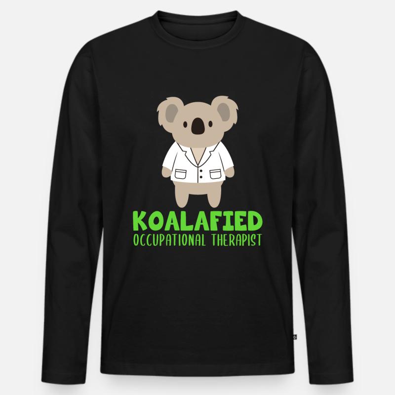 OCCUPATIONAL THERAPIST - Männer Premium Bio Langarmshirt - Schwarz