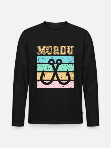 mordu - T-shirt manches longues Premium bio Homme - noir