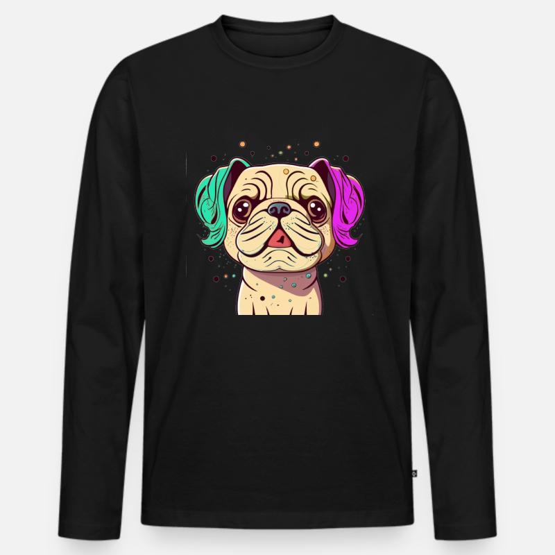 Diversität - Männer Premium Bio Langarmshirt - Schwarz