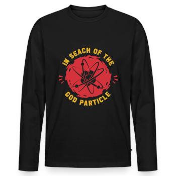 Physik Physiker - Männer Premium Bio Langarmshirt - Schwarz - Vorne - Nico (187cm)