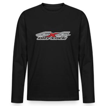 4x4 Offroad SUV - Männer Premium Bio Langarmshirt - Schwarz - Vorne - Nico (187cm)