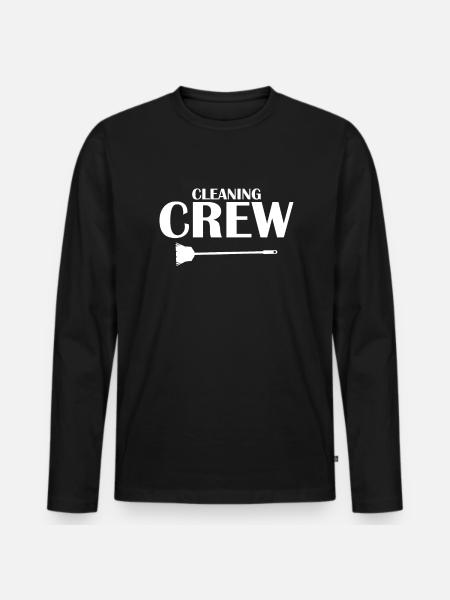 Cleaning staff Housekeeper Housekeeping - Men's Premium Organic Long Sleeve Shirt - black