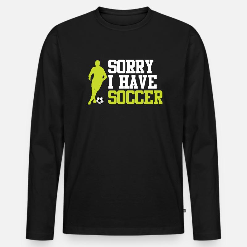 Ich Habe - Männer Premium Bio Langarmshirt - Schwarz