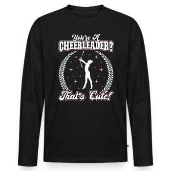 Baton Twirling - Baton Twirler - T-shirt manches longues Premium bio Homme - noir - Devant - Nico (187cm)