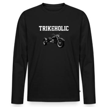 Motortrike Three Wheeled Motorcycle Triker - Männer Premium Bio Langarmshirt - Schwarz - Vorne - Nico (187cm)