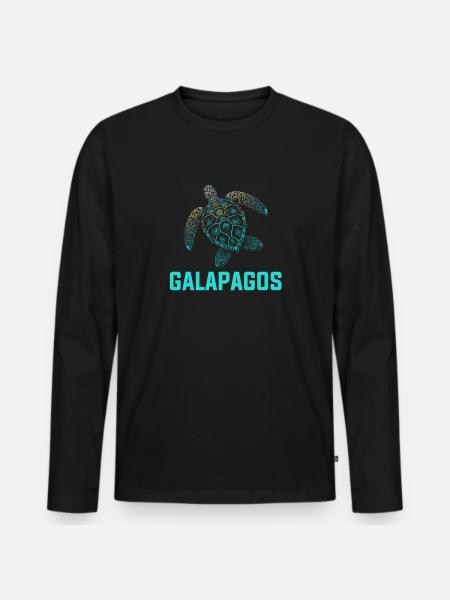 Galapagos Islands, ecuador Galapagos - Men's Premium Organic Long Sleeve Shirt - black