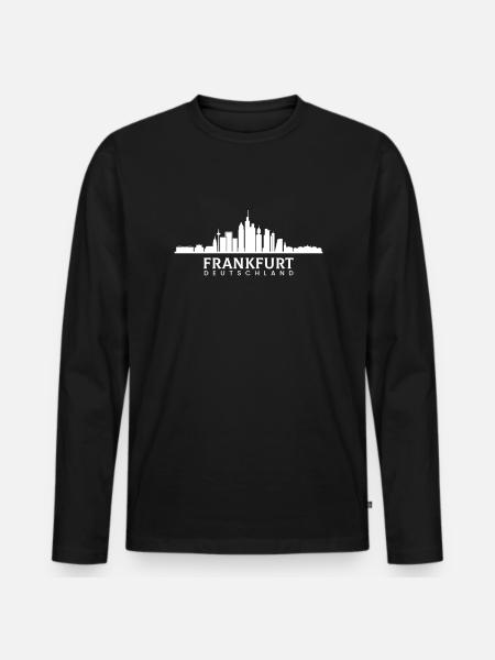 Frankfurt, Germany, Germany - Men's Premium Organic Long Sleeve Shirt - black