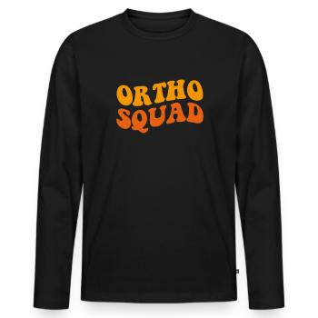 Ortho surgeon, Nurse Doctor assistant orthopedic - Männer Premium Bio Langarmshirt - Schwarz - Vorne - Nico (187cm)