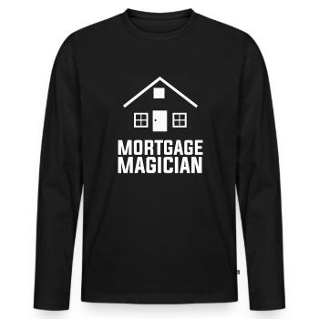 I will give Mortgage advices for tacos loan Office - Männer Premium Bio Langarmshirt - Schwarz - Vorne - Nico (187cm)