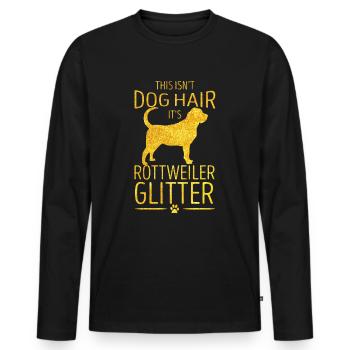 rottweiler - Men's Premium Organic Long Sleeve Shirt - black - Front - Nico (187cm)