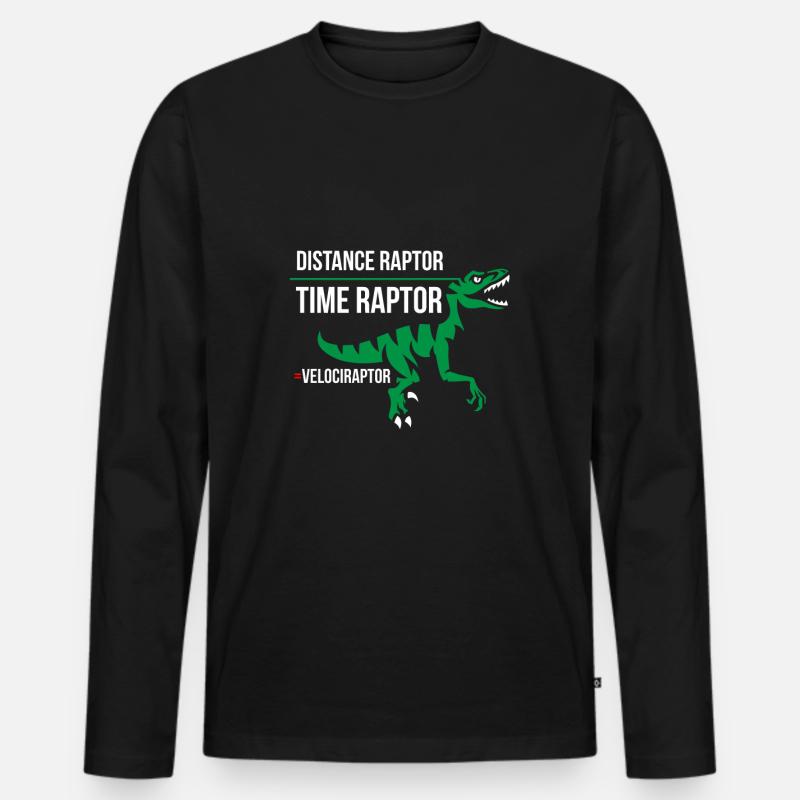 Physik - Männer Premium Bio Langarmshirt - Schwarz