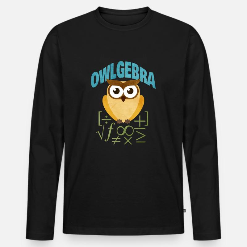 Mathematik - Männer Premium Bio Langarmshirt - Schwarz