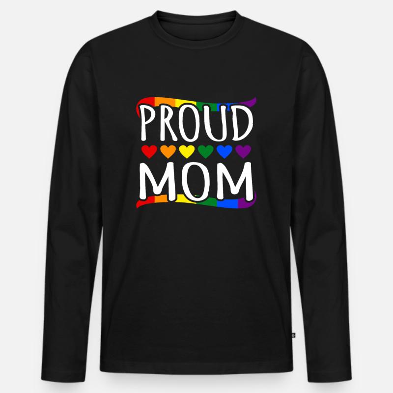 Lgbt - Männer Premium Bio Langarmshirt - Schwarz