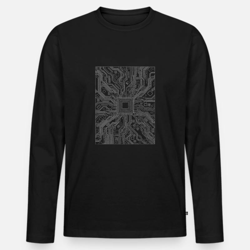Programmer Computer Scientist Computer Computer Computers Men's Premium Organic Long Sleeve Shirt