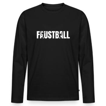 Fistball Faustballspieler Faustball - T-shirt manches longues Premium bio Homme - noir - Devant - Nico (187cm)