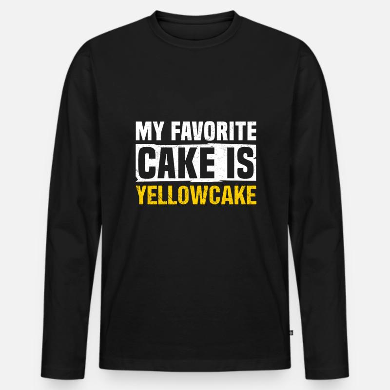 Yellowcake Atomenergie Atomkraft Nuklear - Männer Premium Bio Langarmshirt - Schwarz