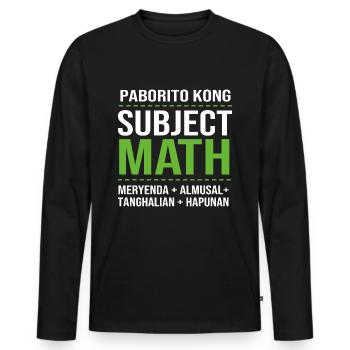 Philippinisch Philippinen - Männer Premium Bio Langarmshirt - Schwarz - Vorne - Nico (187cm)