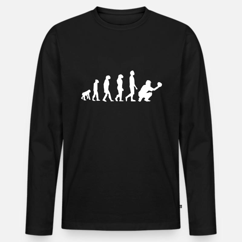 Evolution Baseball - Development Line Men's Premium Organic Long Sleeve Shirt