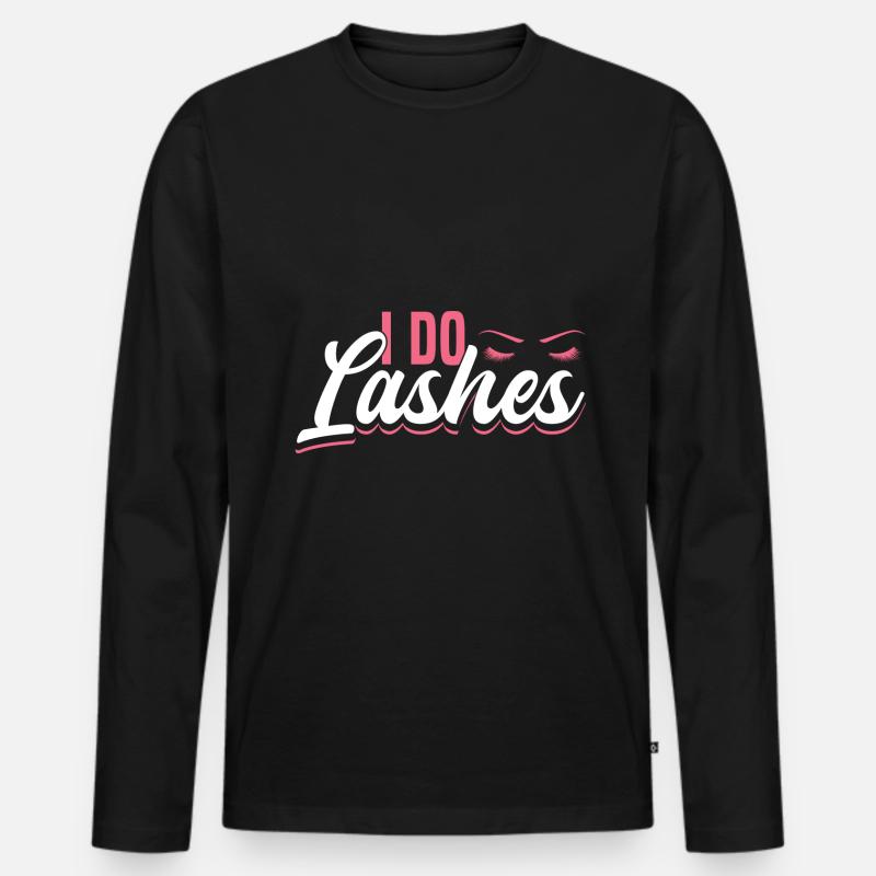 Makeup Artist Beautician & - Männer Premium Bio Langarmshirt - Schwarz